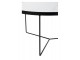 Konferenční stolek v marble designu Helaine - Ø 80*40 cm