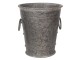 2ks dekorační plechové kbelíky - Ø 37*42 / 32*35 cm