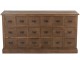 Hnědá dřevěná komoda se šuplíky Browy - 160*49*85 cm