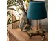 Zlatá noha ke stolní lampě v designu jezevčíka Les Animaux - 25*8*21 cm Clayre & Eef