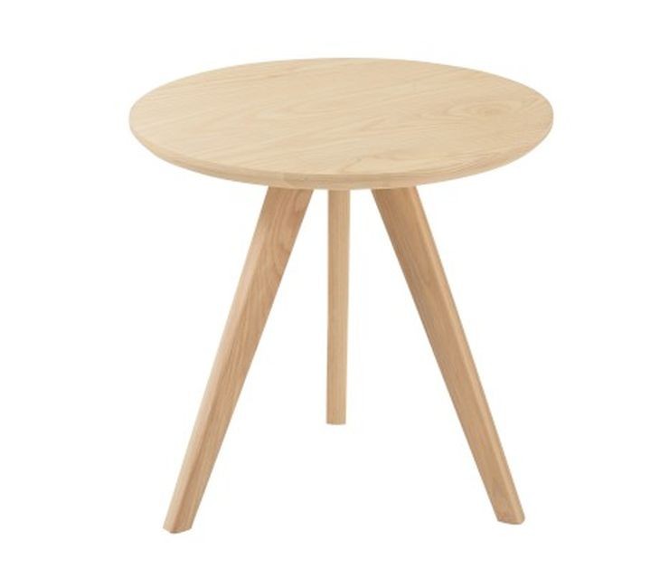 Přírodní odkládací stolek Scandinavian - Ø 50*49cm