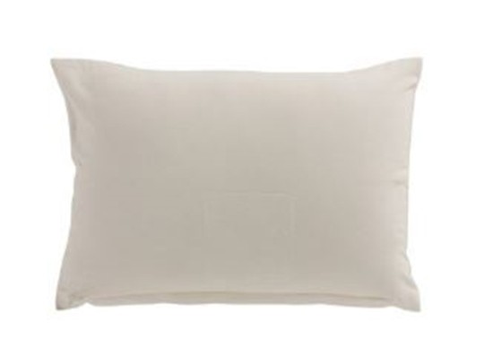 Bílý podélný polštář s designem kapek La Pluie - 30*50 cm