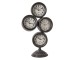 Kovové vintage hodiny se světovými časy Old Town Clocks - 24*13*43 cm / 4*AA