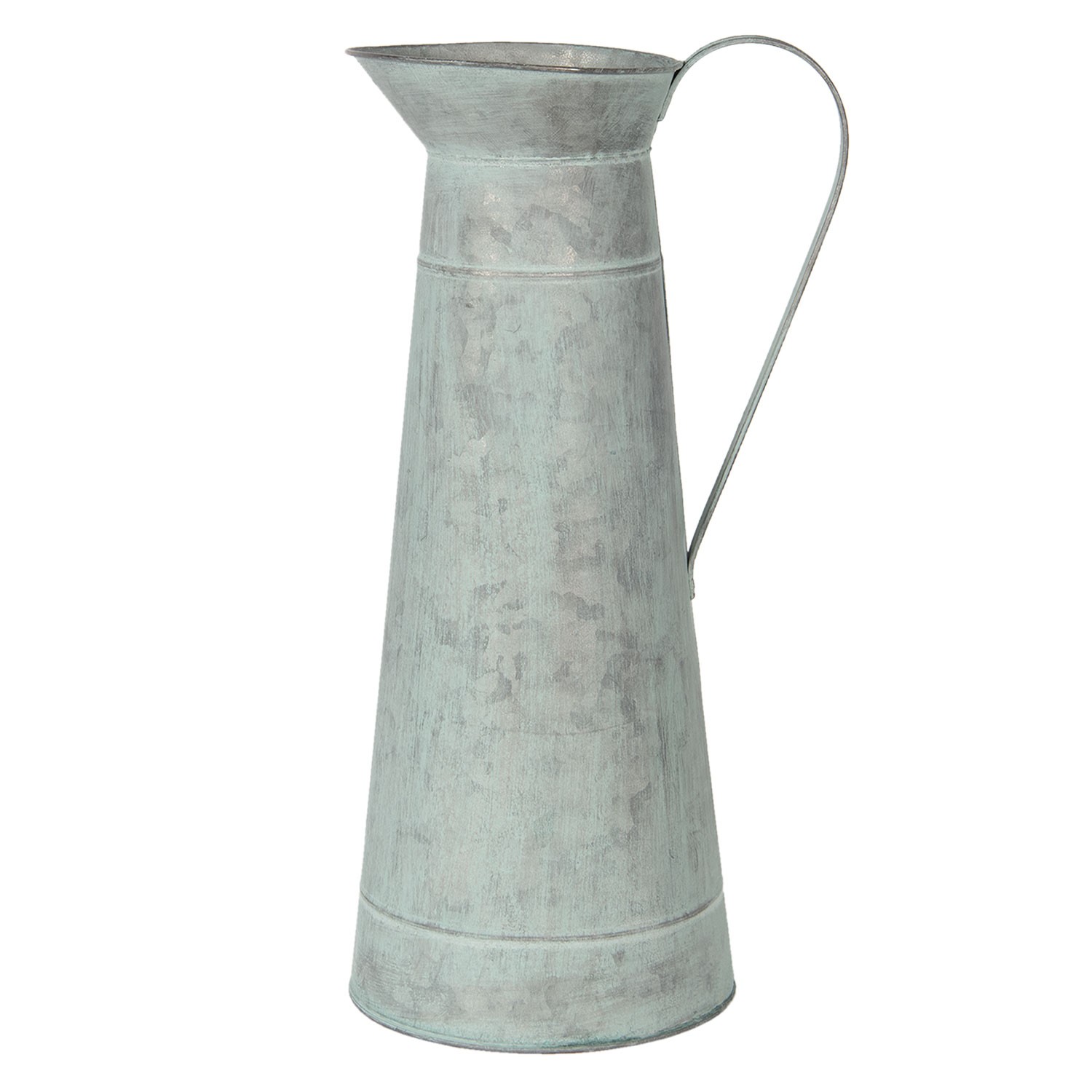Plechový dekorační džbán v retro stylu – Ø 15*44 cm Clayre & Eef