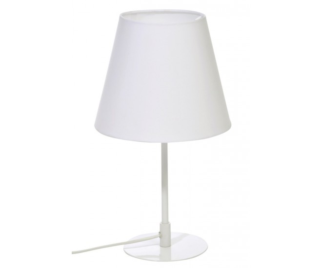 Bílá stolní lampa Oblique - Ø 23,5*40 cm J-Line by Jolipa