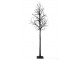 Dekorativní černý strom s LED světýlky - teplá bílá - 300 cm