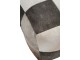 Čtvercový puf z kravské kůže - 44*44*46 cm