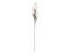 Bílá umělá květina s listy Rosaire - 106 cm