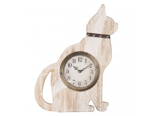 Stolní hodiny v designu kočky - 37*4*48 cm / 1*AA