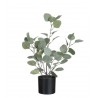 Dekorace Eucalyptus v květináči - Ø12*43cm Materiál: plastic Barva: zelená