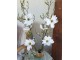 Dekorační květina bílá Magnolia - 119cm