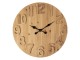 Velké dřevěné nástěnné hodiny Urilla – Ø 70*5 cm / 1*AA