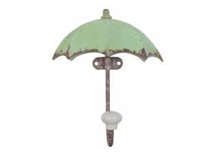 Nástěnný háček s patinou Deštník - 12*5*15 cm