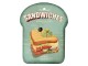 Malé servírovací keramické prkénko Sandwiches - 15*20 cm