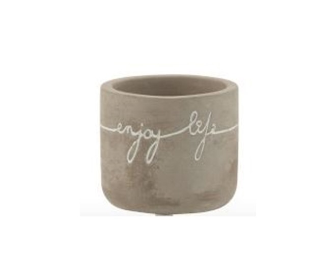 Betonový květináč Enjoy Life XS - Ø 8*7 cm