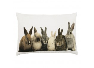Bavlněný polštář s králíčky - 50*10*35cm