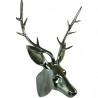 Sříbrná nástěnná dekorace hlava jelena Deer S - 15*14*32cm Barva: stříbrnáMateriál: hliníkHmotnost: 0,6 kg