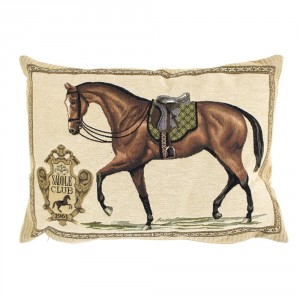 Gobelínový polštář Kůň Saddle Club - 45*15*31cm