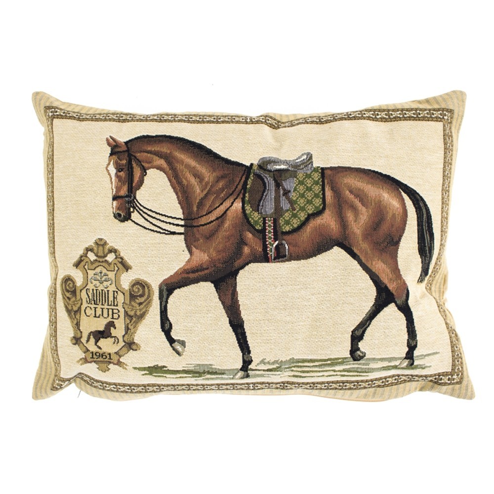 Gobelínový polštář Kůň Saddle Club - 45*15*31cm