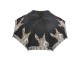 Černý deštník s potiskem osla v ohradě - Ø 105*88cm