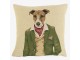 Gobelínový polštář Jack russell v saku - 45*15*45 cm