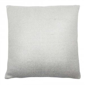 Krémový polštář se stříbrnou patinou Gypsy - 45*10*45cm