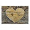 Rohožka srdce na dřevěném podkladu - 75*50*1cm Barva: multiMateriál: materiál: 100% polyester / rub: latexHmotnost: 0,9 kg