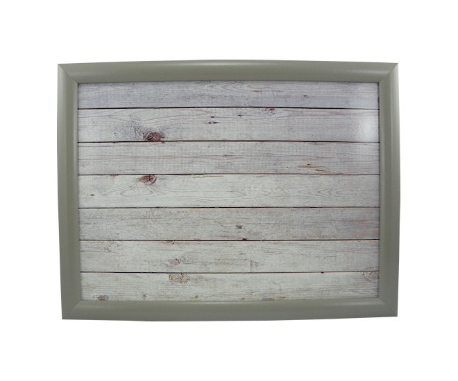 Podnos na nohy s potiskem prken - 43*33*7cm