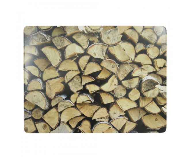 4ks pevné korkové prostírání dřevo Firelace wood - 30*40*0,4cm