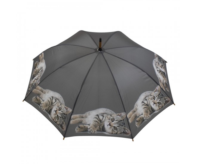 Deštník s mourovatým koťátkem - 105*105*88cm