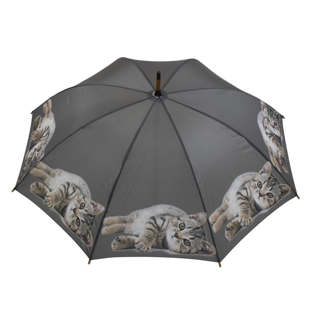 Deštník s mourovatým koťátkem - 105*105*88cm Mars & More