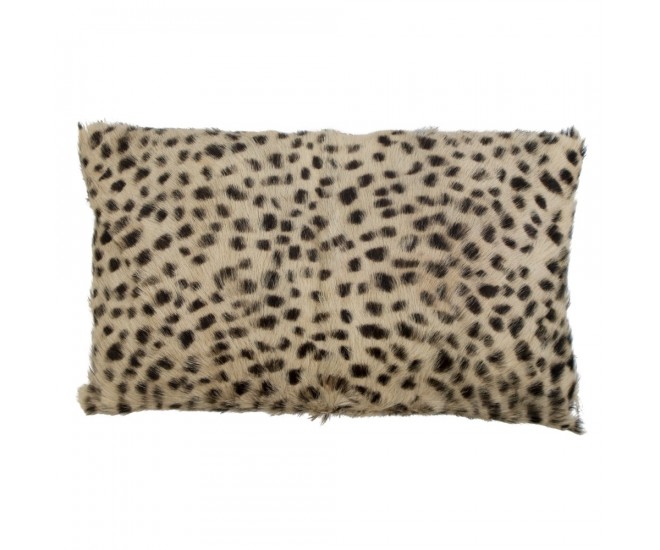 Obdélníkový polštář Leopard z kozí kůže - 50*30*10cm