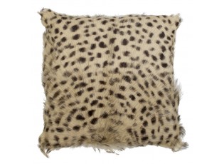 Polštář Leopard z kozí kůže - 40*40*10cm