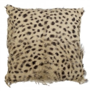 Polštář Leopard z kozí kůže - 40*40*10cm