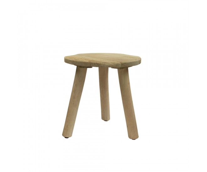 Kulatý eukalyptový stolek - Ø 32*36cm