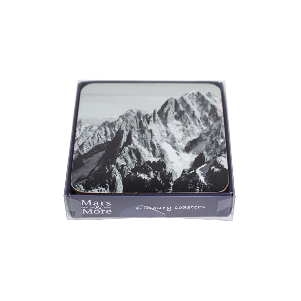 Pevné korkové podtácky Mont Blanc 