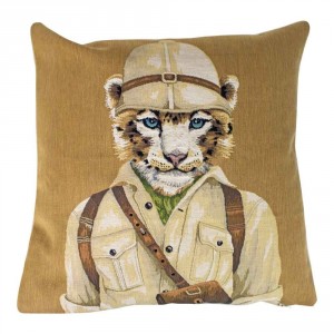 Gobelínový polštář safari Panter - 45*15*45cm