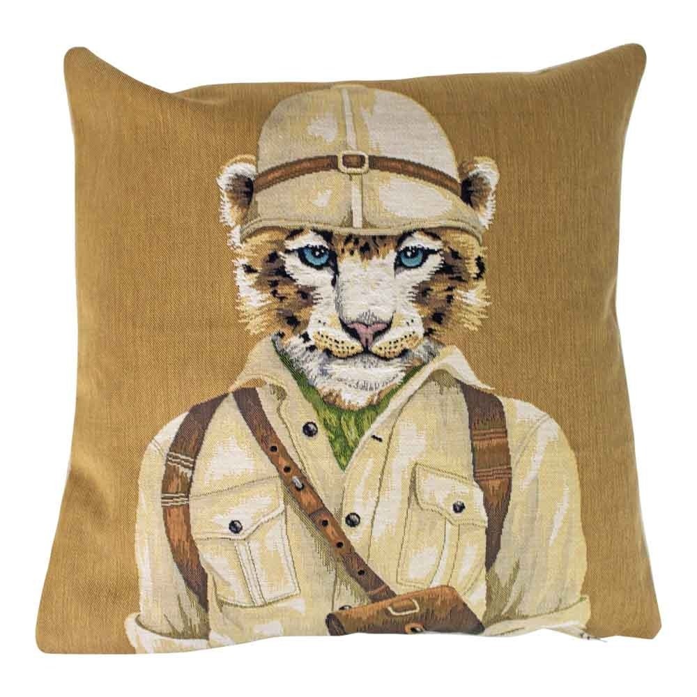 Gobelínový polštář safari Panter - 45*15*45cm