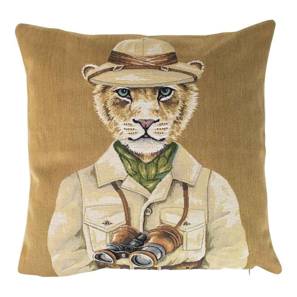 Gobelínový polštář safari Lev - 45*15*45cm