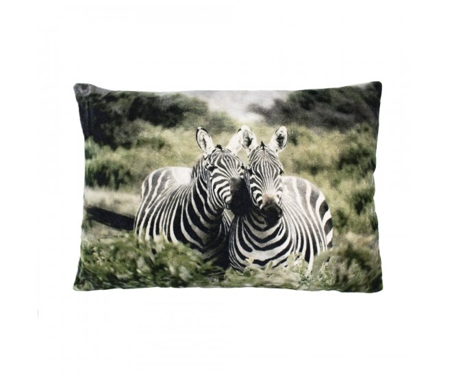 Sametový polštář se zebrami - 40*60cm Mars & More 