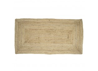 Obdélníkový přírodní jutový koberec- 70*140*1cm