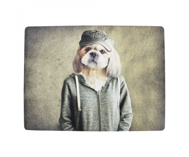 4ks pevné korkové prostírání pán pes Mr.Dog - 30*40*0,4cm