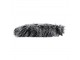 Polštář bílá/černá ovčí kůže kudrnatý dlouhý chlup Curly - 50*30*10cm