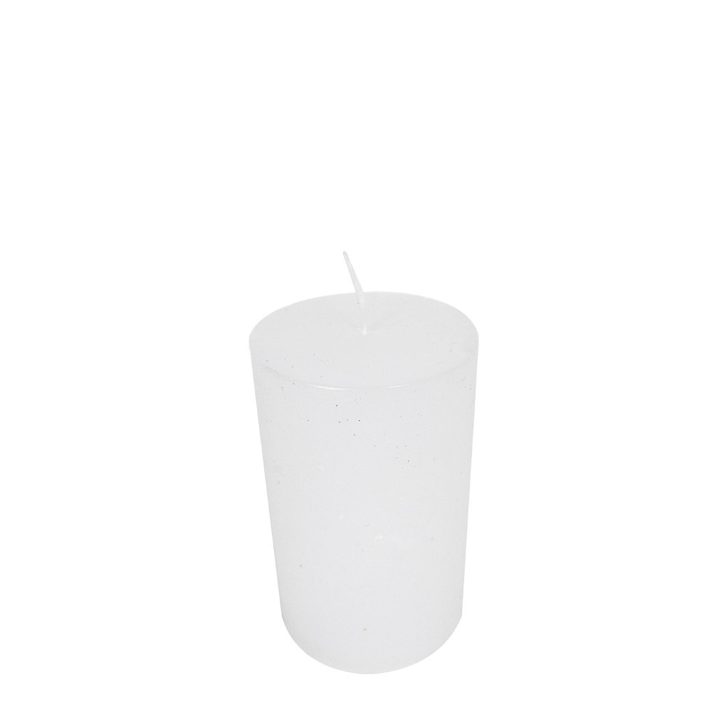 Bílá nevonná svíčka S  válec  - Ø 5*8cm Mars & More