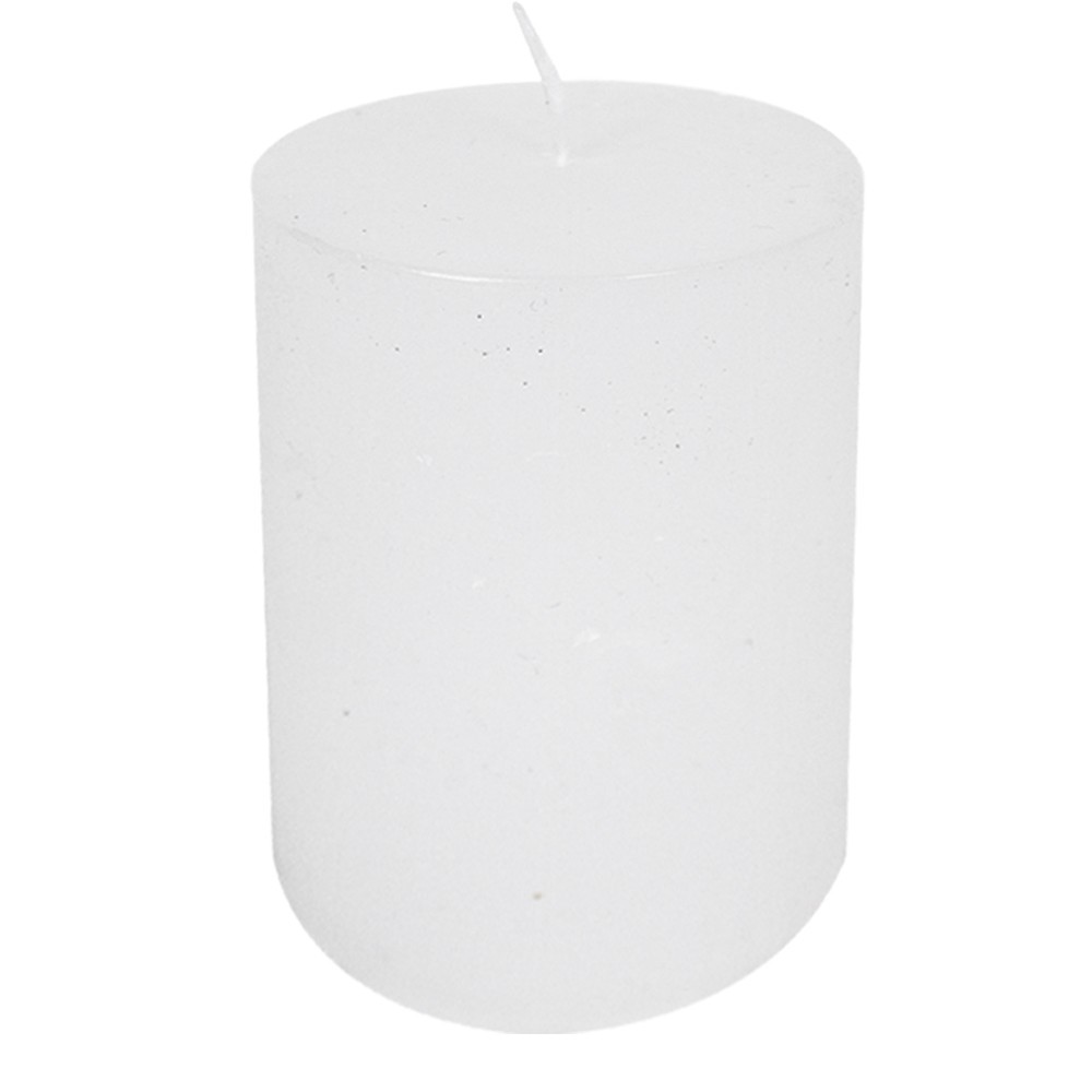 Levně Bílá nevonná svíčka XXl válec - Ø10*20cm BRKW1020