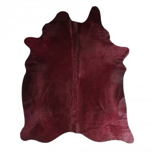 Bordó koberec z kravské kůže Cow - 150*250*0,3cm