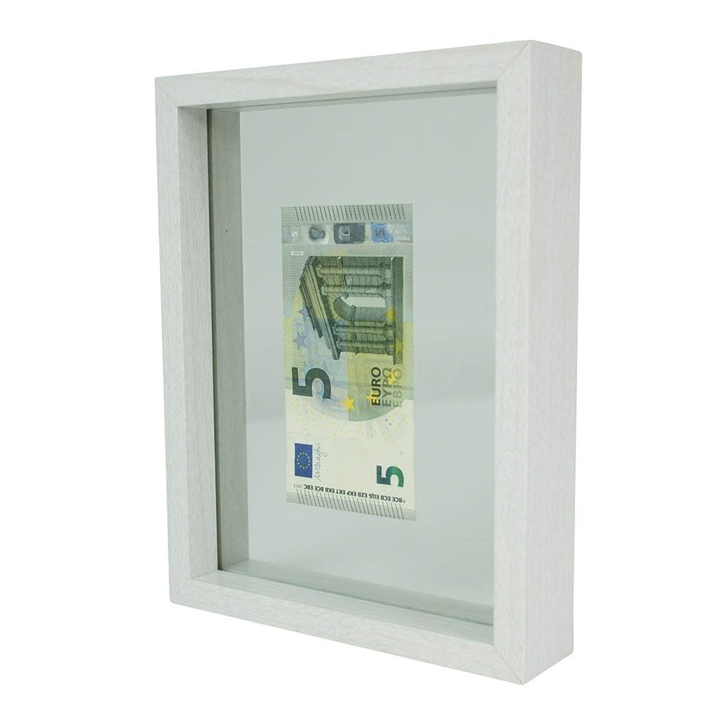 Dekorativní rámeček se světlým rámem - 27,5*35*5cm