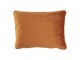 Sametový zlatě oranžový polštář Golly - 35*45*10cm