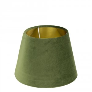 Stínidlo na lampu v zelenkavé barvě - 24*24*16cm