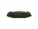 Zelený kožený polštář Capra green - 50*30*10cm